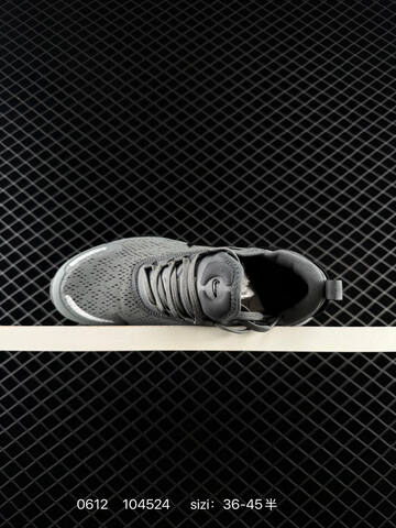 Nike Air Max 270 Grey Black White Pink EU 36-45 Running - Unisex (BS-70826)