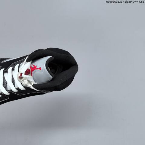 Jordan Air Jordan 5 Retro Black Metallic Silver White EU 40-47 5 Basketball - Men s BS-67242