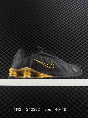 Nike Shox R4 Black Grey 36-46 Lifestyle - Unisex (BS-74236)