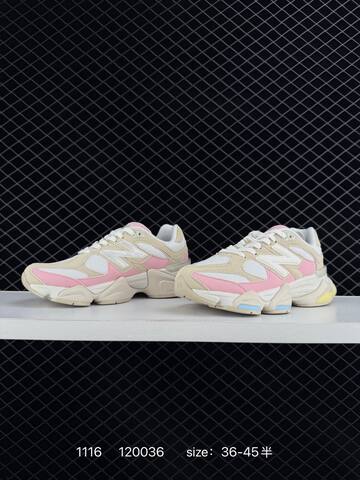 New Balance 9060 Beige White Pink Yellow Blue EU 36-45 Sneaker - Unisex (BS-82581)
