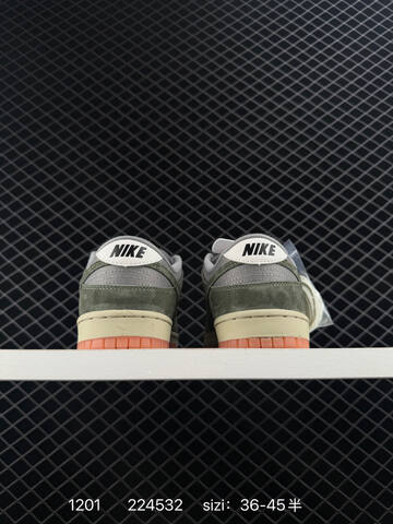 Nike SB Dunk Low Pro HJ0367-200 Olive Green Grey Sail Coral EU 36-45 5 Skate - Unisex (BS-73906)
