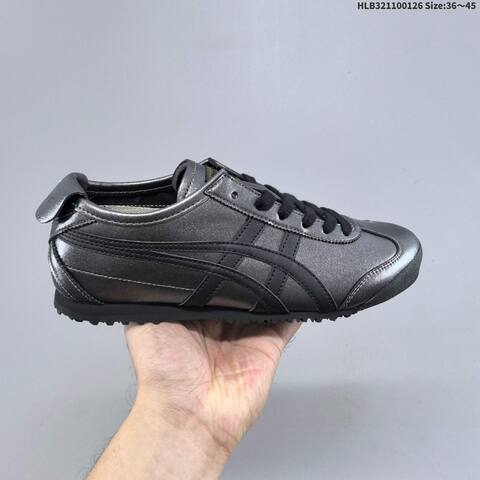 Onitsuka Tiger MEXICO 66 Metallic Dark Silver Black EU 36-45 Sneaker Casual Sneakers - Unisex (BS-69036)