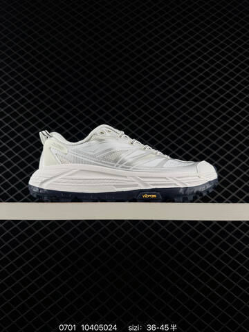HOKA ONE ONE Mafate Speed 2 Low TPU White Dark Navy EU 36-45 Trail Shoe Trail Running Sneakers - Unisex (BS-86175)