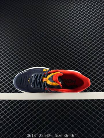 HOKA ONE ONE Bondi 9 Navy Blue Red Yellow White EU 36-46 Running Shoe Running Sneakers - Unisex (BS-86596)