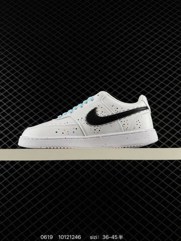 Nike Court Vision 1 Low White Black Light Blue Multicolor EU 36-45 Skate Shoe - Unisex BS-70684