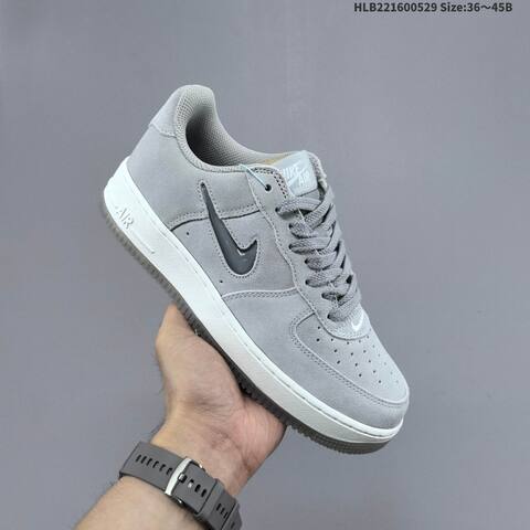 Nike Air Force 1 07 DV0785-003 Light Grey Dark Grey White EU 36-45 Sneaker - Unisex BS-60067