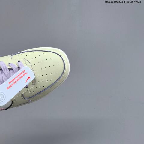 Nike Air Force 1 07 Beige White Purple Pink Black EU 36-42 Sneaker - Unisex (BS-60133)