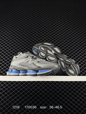New Balance 2000 Grey Black Blue Silver EU 36-46 5 Running Shoe - Unisex (BS-82481)