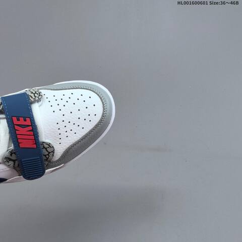 Jordan Legacy 312 Low White Grey Navy Red 36 46B Lifestyle - Women's (BS-65825)