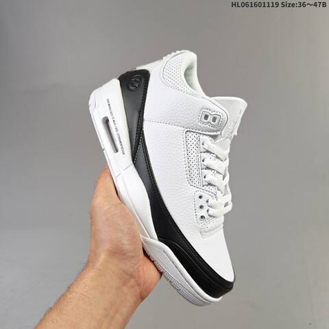 Jordan Air Jordan 3 Retro White Red Black Yellow Grey EU 36-47 Basketball - Unisex (BS-63439)
