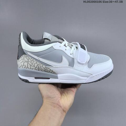 Jordan Legacy 312 Low White Grey EU 36-47 5 Basketball - Unisex (BS-67084)