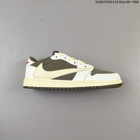 Nike Air Jordan 1 Low OG SP Olive Brown Cream EU 36-46 Casual - Unisex (BS-63624)
