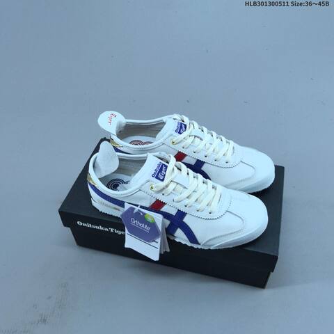 Onitsuka Tiger Mexico 66 NM White Blue Red EU 36-45 Sneaker Casual Sneakers - Unisex (BS-68846)