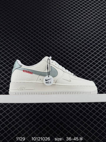 Nike Air Force 1 07 White Light Blue 35 5 Casual - Women's (BS-73936)