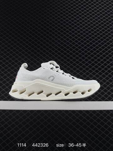 On Cloudsurfer Cloudtec Phase White Off White Black EU 36-45 Running Shoe Running Sneakers - Unisex (BS-85465)