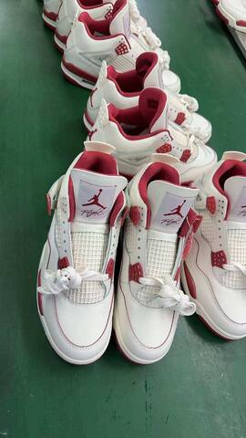 Jordan Air Jordan 4 Retro HV0823-108 White Red EU 40-47 5 Basketball Shoe - Men s BS-87254