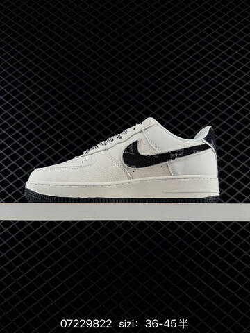 Nike Air Force 1 07 LV8 Off White Dark Navy EU 36-45 Skate - Unisex (BS-70128)