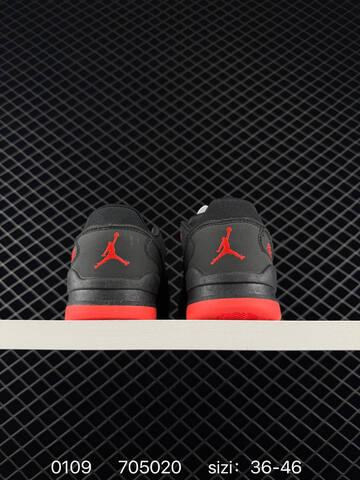 Jordan Flight Court Black Bright Red EU 36-46 Sneaker - Unisex BS-79864