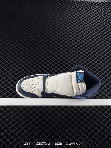 Jordan Air Jordan 1 Retro High OG University Blue Obsidian Sail EU 36-47 5 Basketball Shoe - Unisex BS-80468