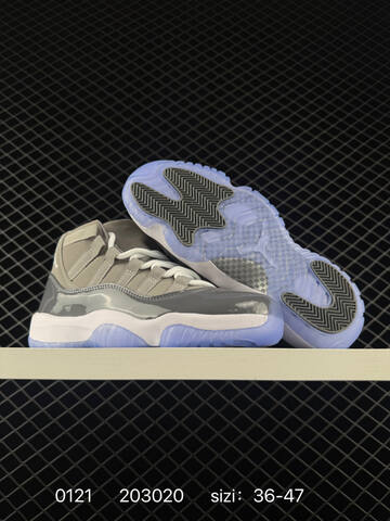Jordan Air Jordan 11 Retro White Navy Blue Light Blue EU 36-47 Basketball Shoe - Unisex BS-79801