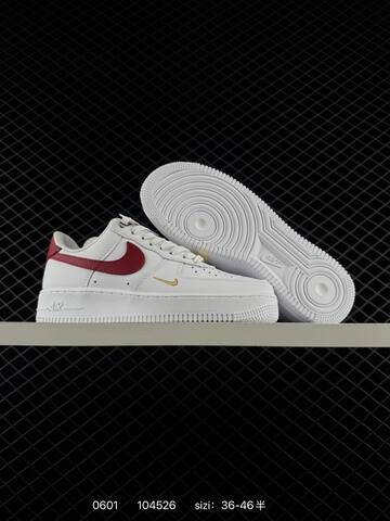 Nike Air Force 1 Mid 07 White Red Gold EU 36-46 Lifestyle - Unisex (BS-71057)