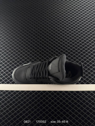 Jordan Air Jordan 4 Retro Black White Sail EU 35-45 Basketball Shoe - Unisex (BS-80866)