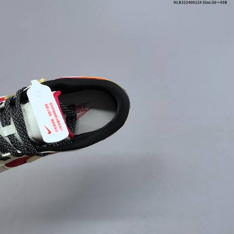 Nike SB Dunk Low Retro DIY White Red Gold Black EU 36-45 Skate Shoe - Unisex BS-61785