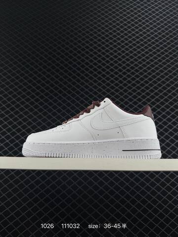 Nike Air Force 1 07 White Burgundy EU 36-45 5 Lifestyle - Unisex (BS-74571)
