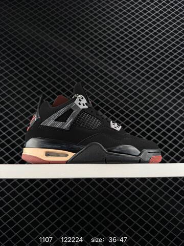 Jordan Air Jordan 4 Retro Black Cream White Rust Pink EU 36-47 Basketball Shoe - Unisex (BS-80328)