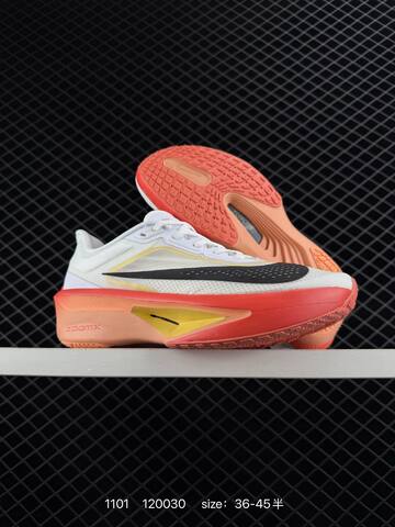 Nike Zoom Fly 6 FN8455-001 White Volt Orange EU 36-45 5 Running - Unisex (BS-74429)