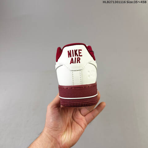 Nike Air Force 1 07 Off White Red Gold EU 35-45 Sneaker - Unisex (BS-63627)