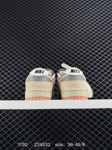 Nike SB Dunk Low Beige Tan With Grey And Pink Sole EU 36-45 5 Skate - Unisex (BS-73919)
