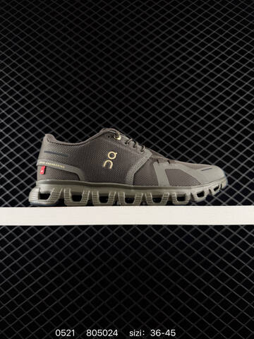 On Running Cloud 5 Dark Green And Grey White EU 36-45 Running Shoe Running Sneakers - Unisex (BS-85258)