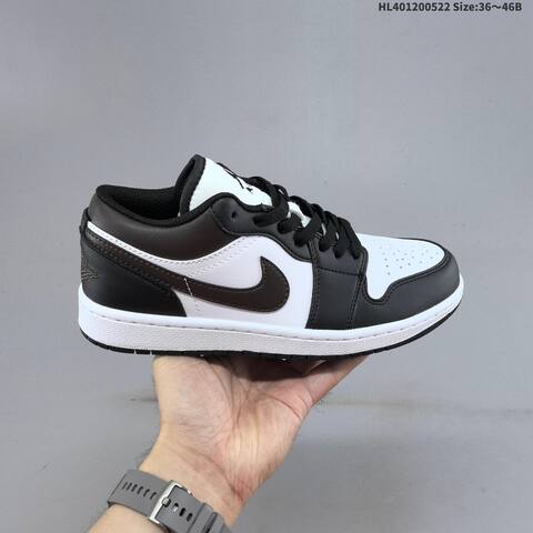 Nike Air Jordan 1 Low Black White EU 36-46 Casual - Unisex (BS-65905)