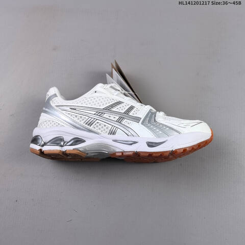 ASICS Gel-Kayano 14 White Silver Black Pink EU 36-45 Running Shoe Running Sneakers - Unisex (BS-69145)