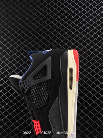 Jordan Air Jordan 4 Retro SE FV5029 Black Grey Red Blue Cream EU 36-46 Basketball Shoe - Unisex BS-80856