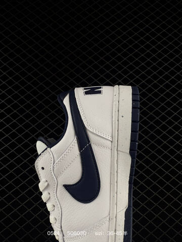 Nike Big Low 355152-106 White Navy Blue EU 36-45 Skate - Unisex (BS-71240)