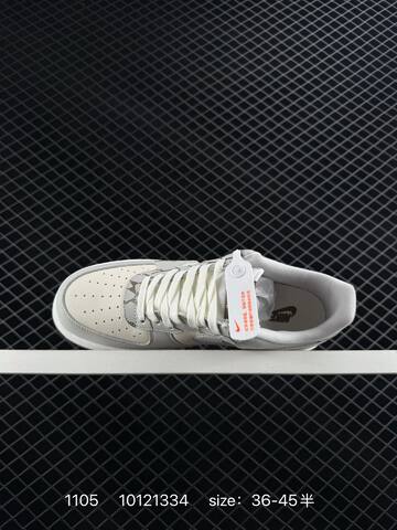 Nike Air Force 1 07 Low Light Grey Cream Taupe EU 36-45 5 Lifestyle - Unisex (BS-74361)