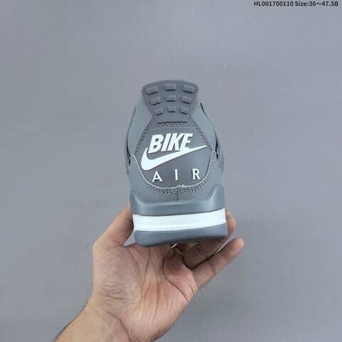 Nike Air Jordan 4 Nigel Sylvester Grey Black White EU 36-47 5 Basketball - Unisex (BS-67025)
