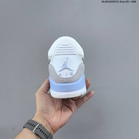 Jordan Legacy 312 Low Glacier Blue White Grey EU 36-46 Basketball - Unisex (BS-65841)
