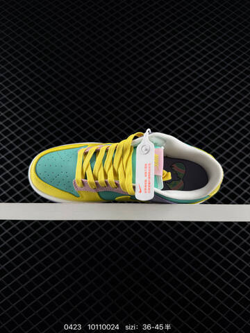 Nike Dunk Low Multi-color Patent Leather Yellow Teal Purple Pink Light Pink EU 36-45 Lifestyle - Unisex (BS-71918)