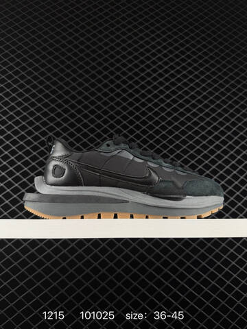 Nike Sacai x Nike VaporWaffle Black Grey EU 36-45 Running - Unisex (BS-73695)