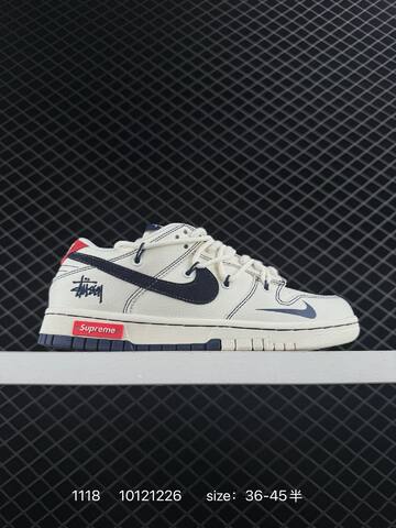 Nike Dunk Low White Black EU 36-45 Lifestyle - Unisex (BS-74137)