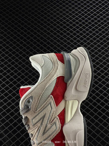 New Balance 9060 Beige Grey Red White EU 36-46 5 Sneaker - Unisex (BS-82726)