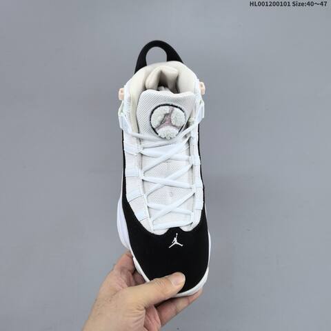 Jordan Air Jordan 6 Rings White Black 40 47 Basketball - Men's (BS-67146)