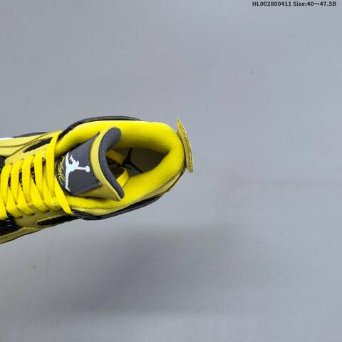 Jordan Air Jordan 4 Retro Tour Yellow Black White EU 40-47 5 Basketball - Men's (BS-66243)