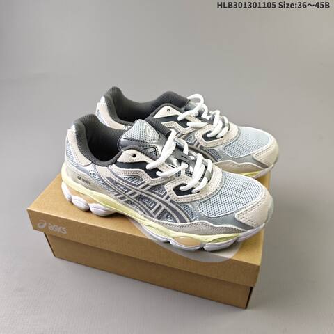 ASICS GEL NYC Black Graphite Light Blue EU 36-45 Running Shoe Running Sneakers - Unisex (BS-69322)