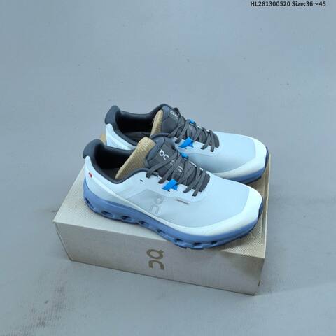 On Running Cloudvista 2 Waterproof Grey White Blue EU 36-45 Trail Shoe Trail Running Sneakers - Unisex (BS-69539)