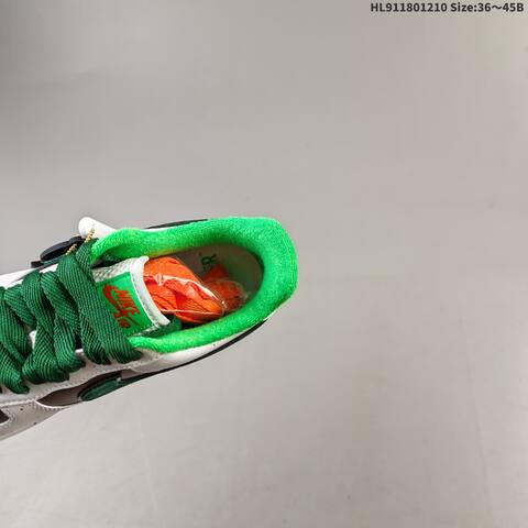 Nike Air Force 1 Low White Dark Green Bright Green Orange EU 36-45 Sneaker - Unisex BS-62791