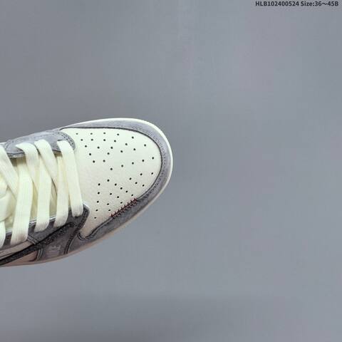 Jordan Air Jordan 1 Low x Travis Scott Sail Grey Black Red EU 36-45 Casual - Unisex (BS-65883)